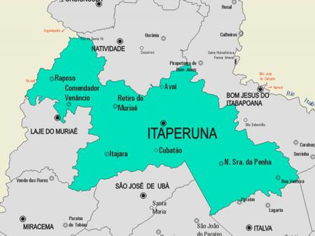 Mapa gminy Итаперуна