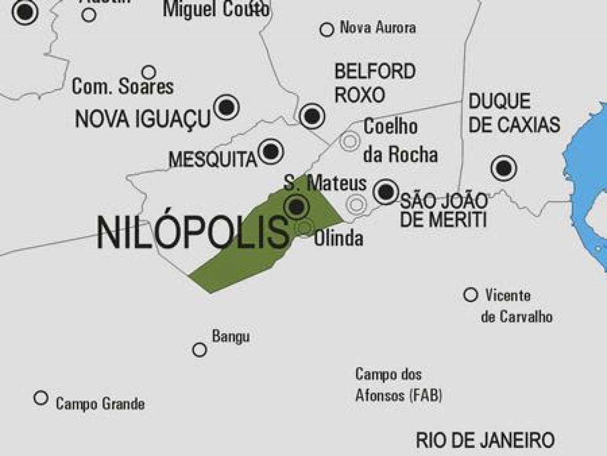 Mapa gminy Recife