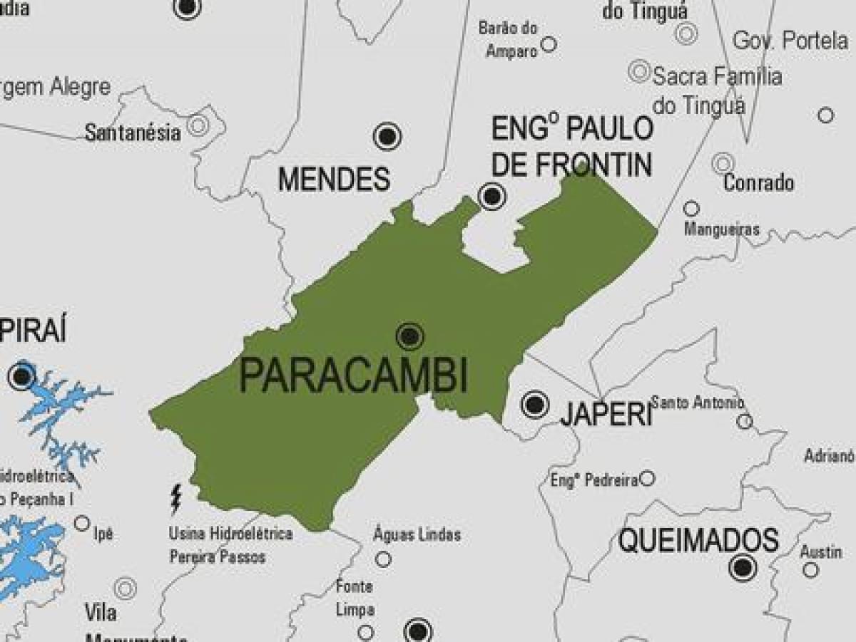 Mapa gminy Паракамби