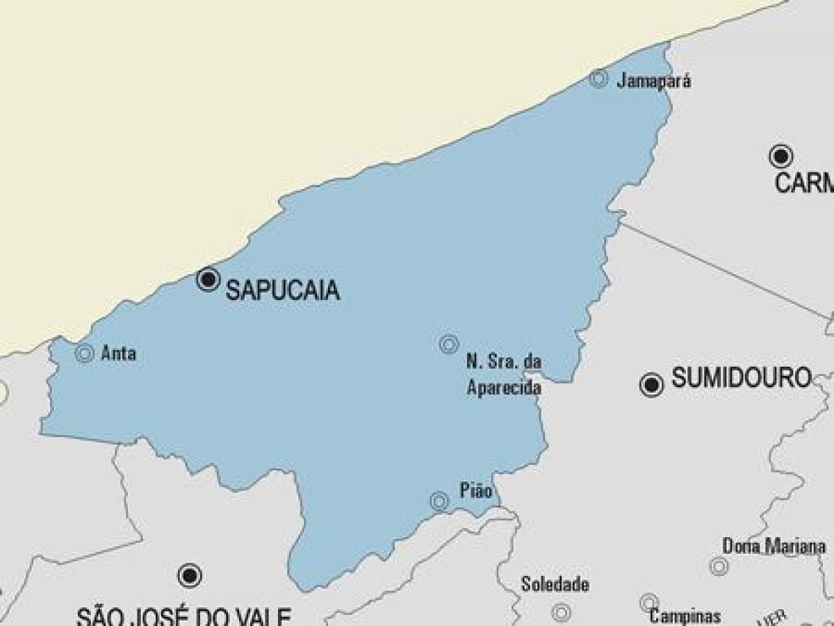 Mapa gminy Сапукая