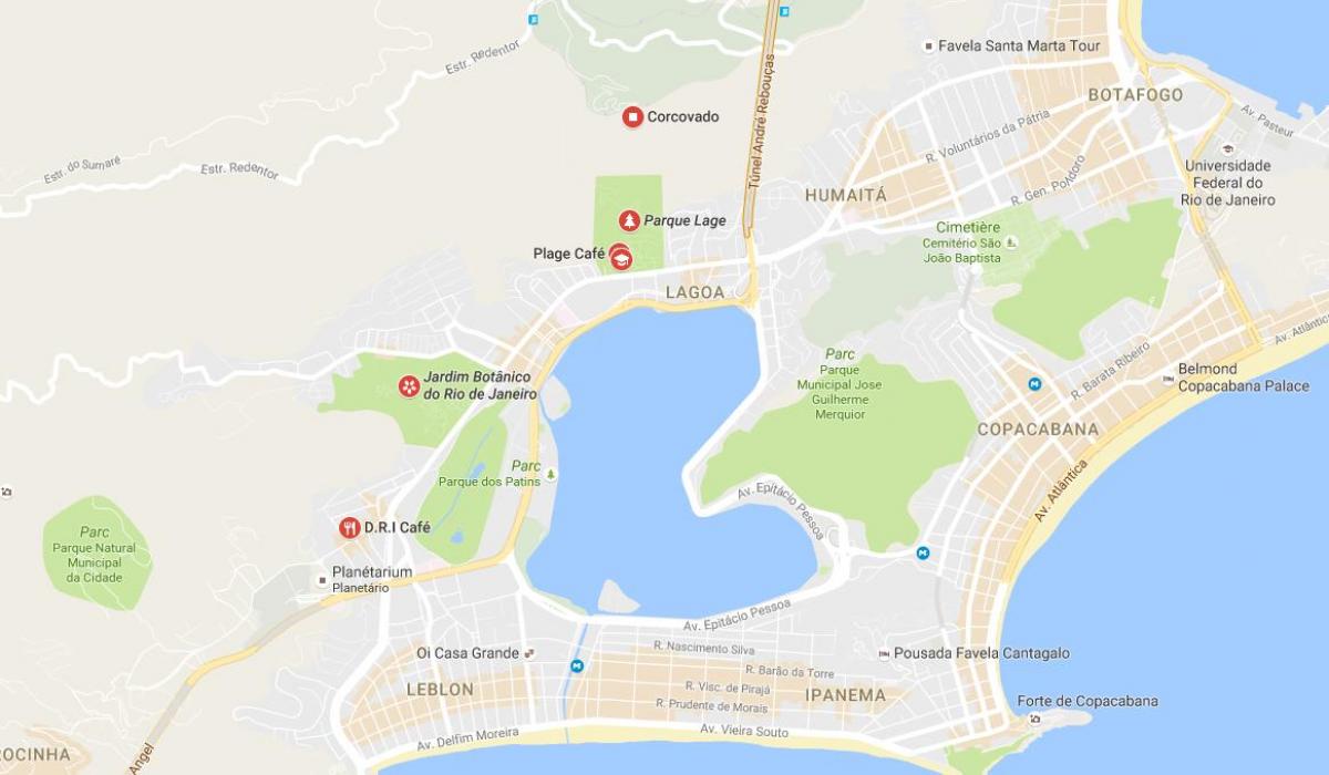 Mapa parque Lage