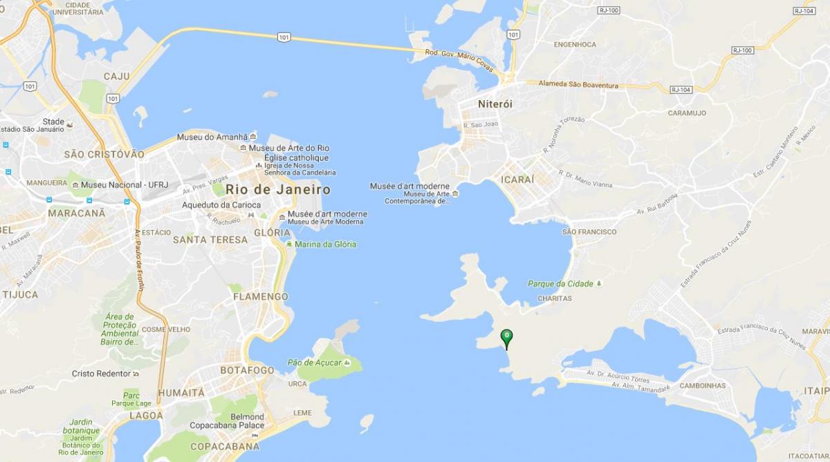 Mapa plaży Forte Imbuí