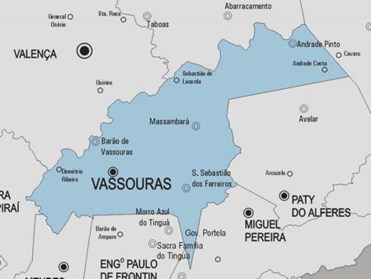 Mapa Варре-Cy gmina