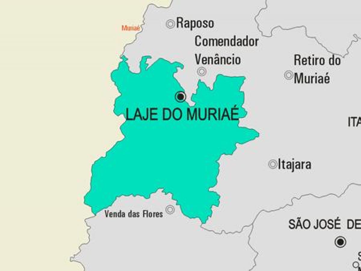 Mapa Лажи robić gmina Муриаэ