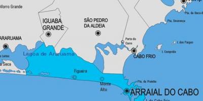 Mapa Arraial do Cabo gmina