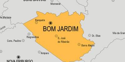 Mapa gminy Bom Jardim