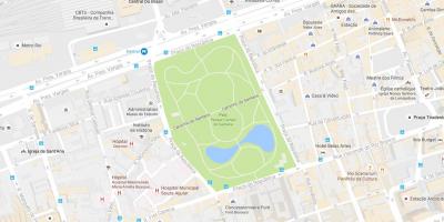 Mapa park Campo de Santana