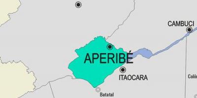 Mapa gminy Aperibé