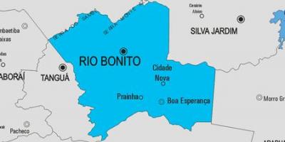 Mapa Rio das Flores gmina