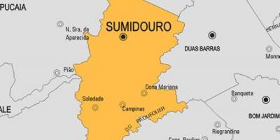 Mapa gminy Sumidouro