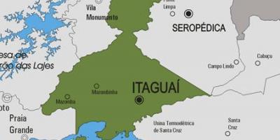 Mapa gminy Итагуаи