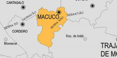 Mapa gminy Макуко
