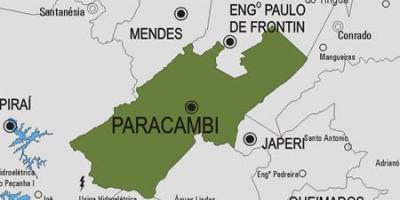 Mapa gminy Паракамби