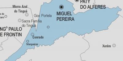 Mapa Miguel Pereira gmina
