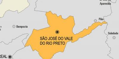 Mapa San José-DOO-Vale do Rio Preto gmina