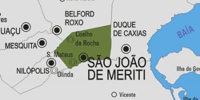 Mapa San Juan de Мерити gmina