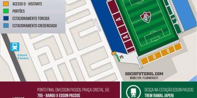 Mapę stadionu Giulite Коутиньо