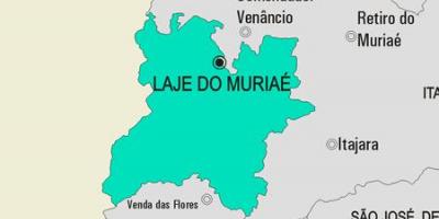 Mapa Лажи robić gmina Муриаэ