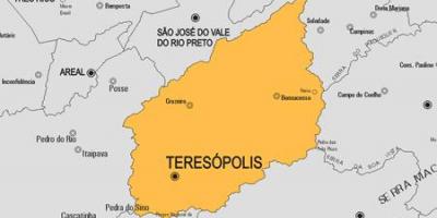 Mapa gminy miasta Терезополис