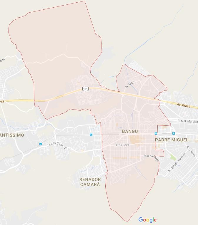 Mapa Бангу