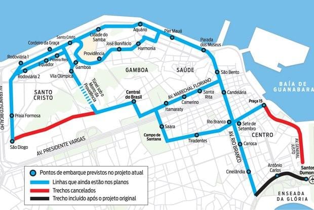Mapa ВЛТ Carioca