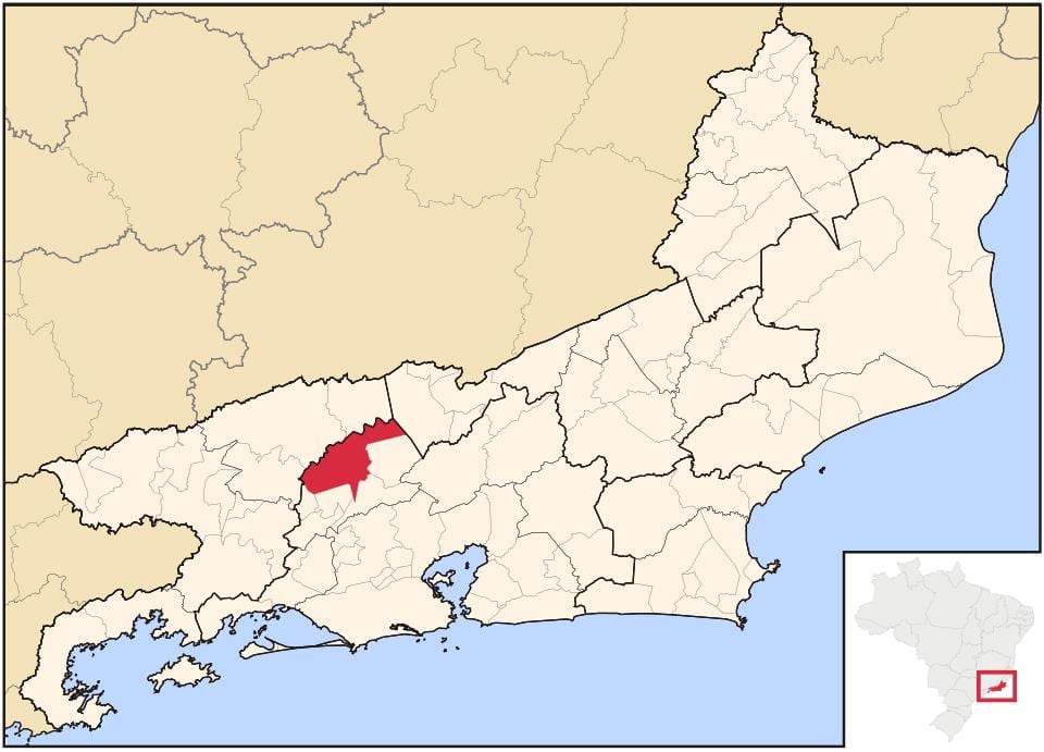 Mapa Васорас