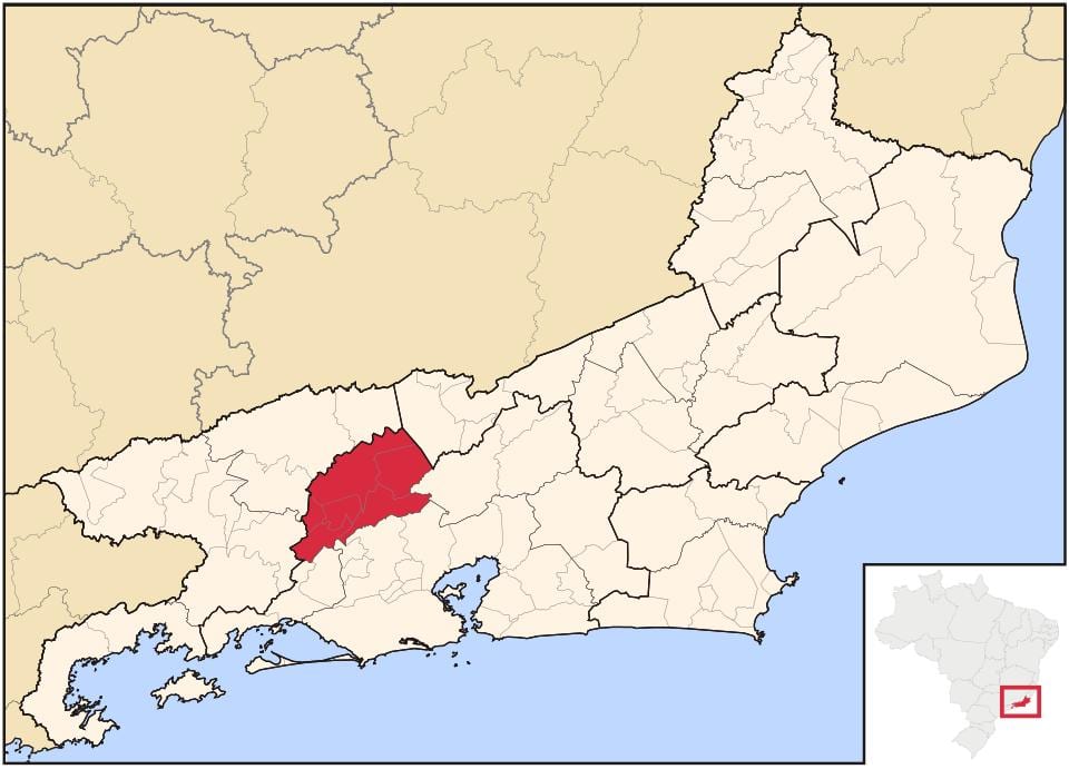 Mapa Васорас