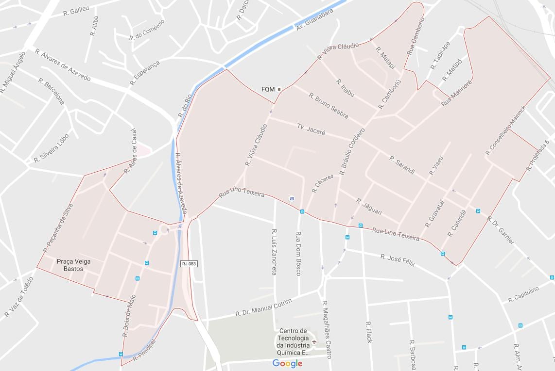 Mapa Жакаре