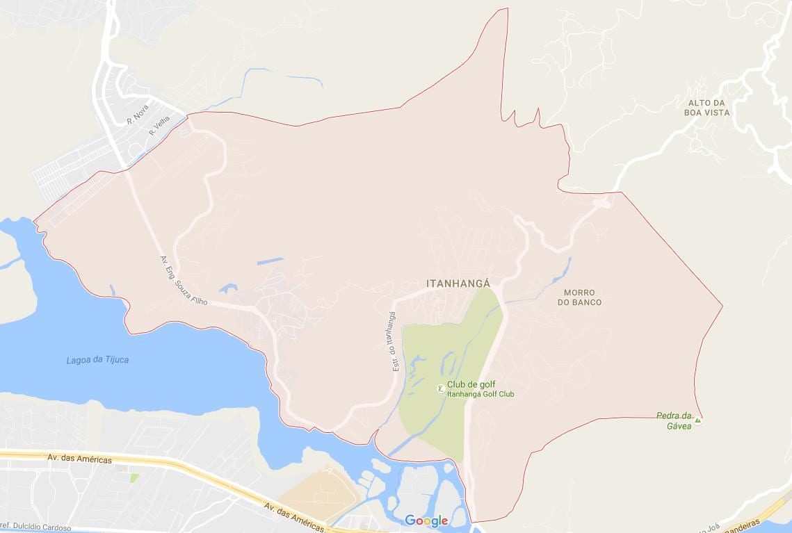 Mapa Итаньянге