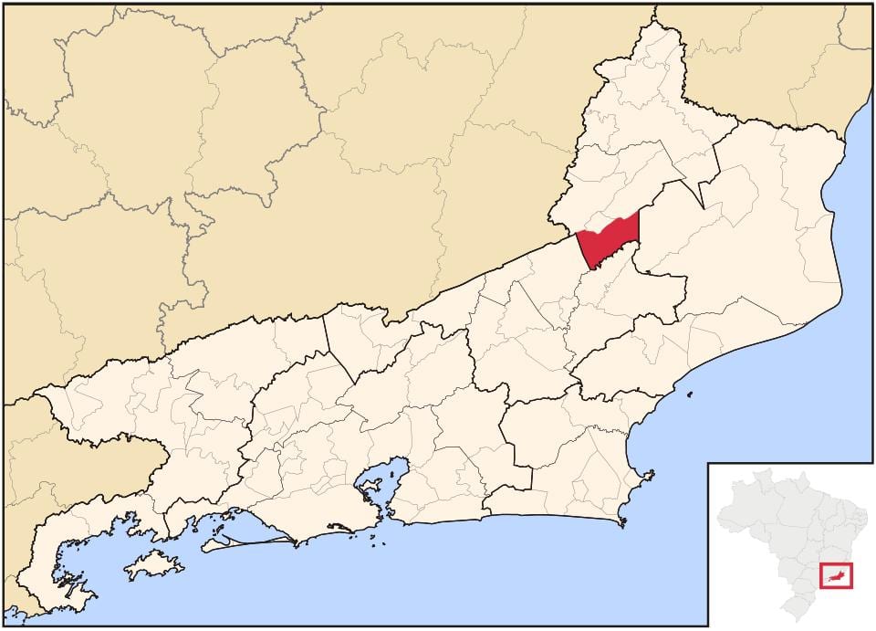 Mapa Итаокара