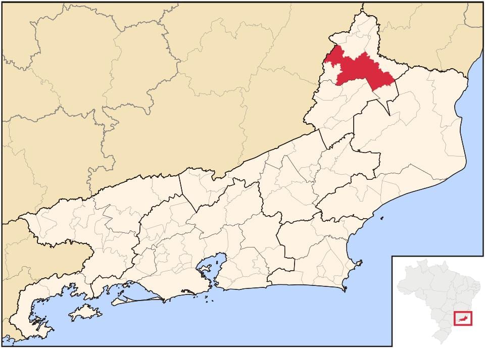 Mapa Итаперуна