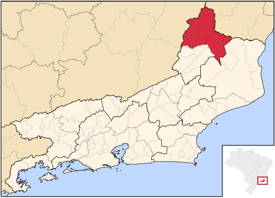 Mapa Итаперуна