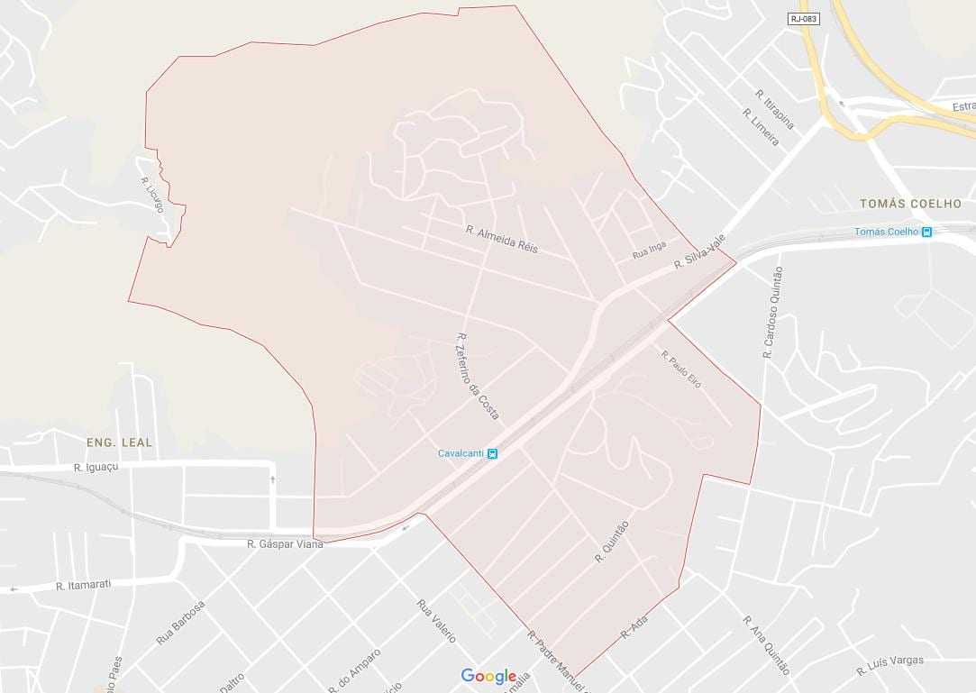 Mapa Кавалканти