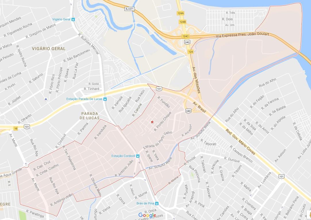 Mapa Кордовиле
