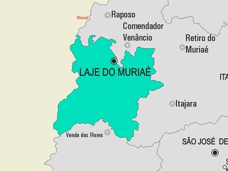 Mapa Лажи robić gmina Муриаэ
