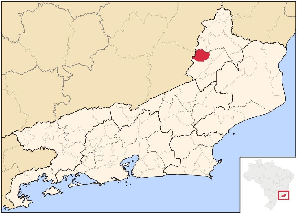 Mapa Мирасема