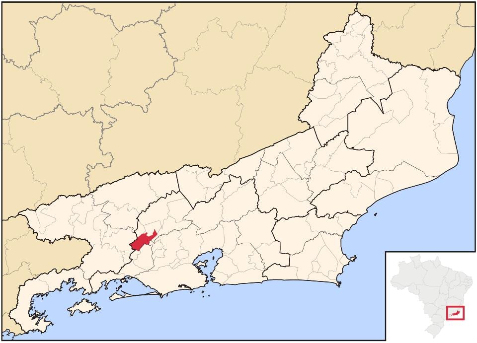 Mapa Паракамби