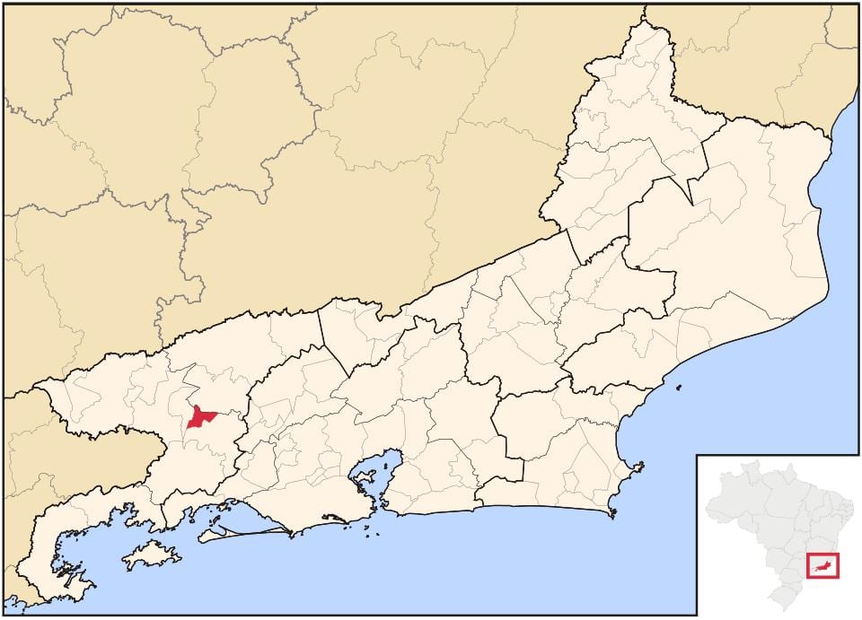 Mapa Пиньейрал
