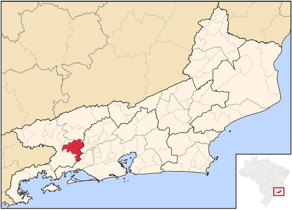 Mapa Пираи
