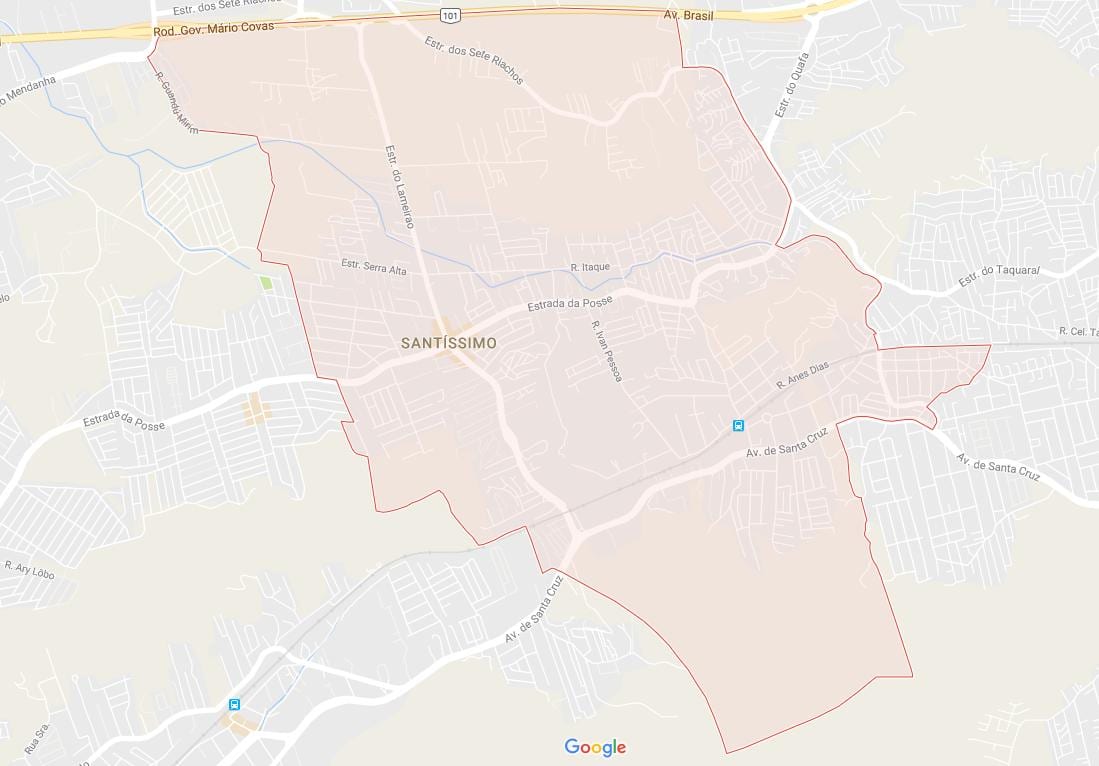 Mapa Сантисимо
