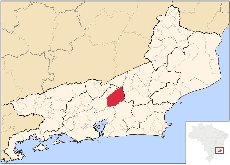 Mapa Терезополис
