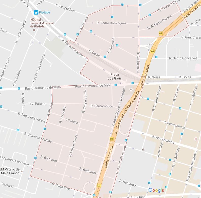 Mapa Энкантаду