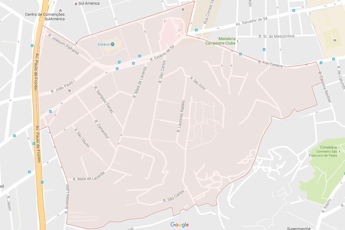 Mapa Estácio