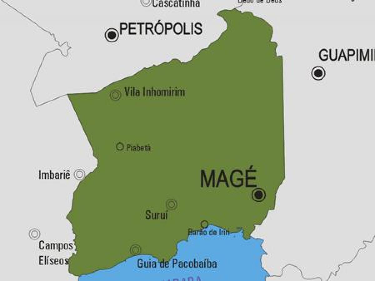 Mapa gminy magé wysyłka