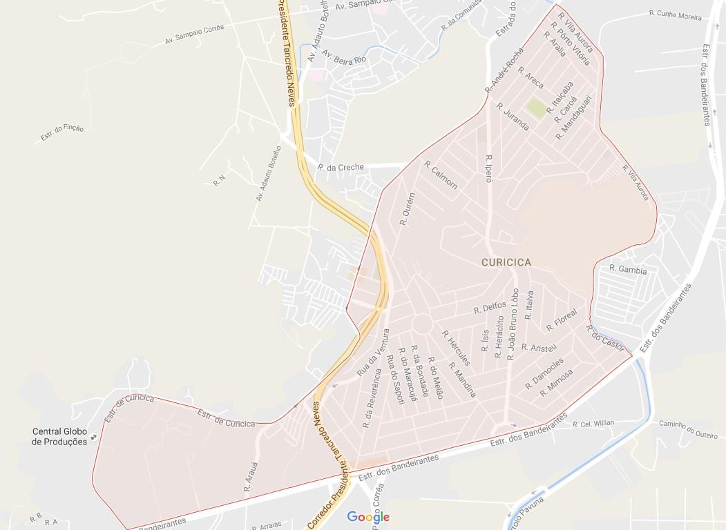 Mapa Курисике