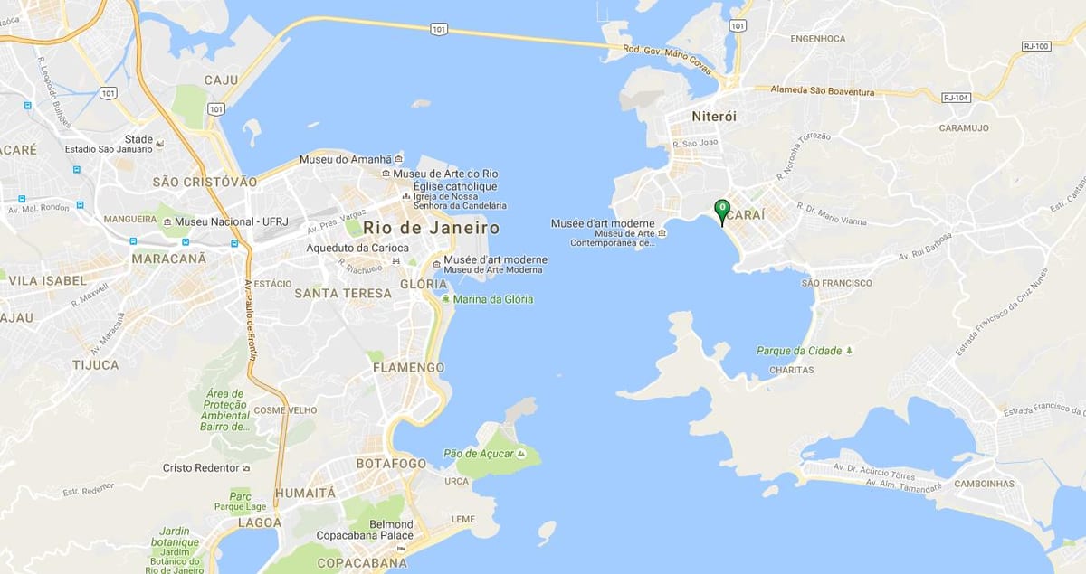 Mapa plaży Икараи