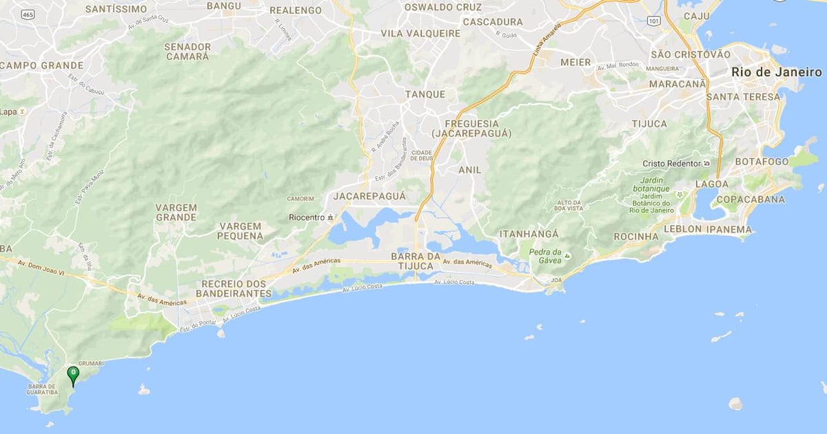 Mapa plaży Фунда