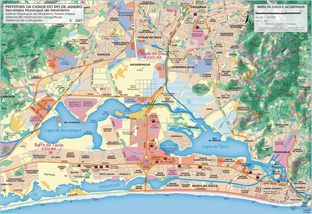 Mapa plaży Barra