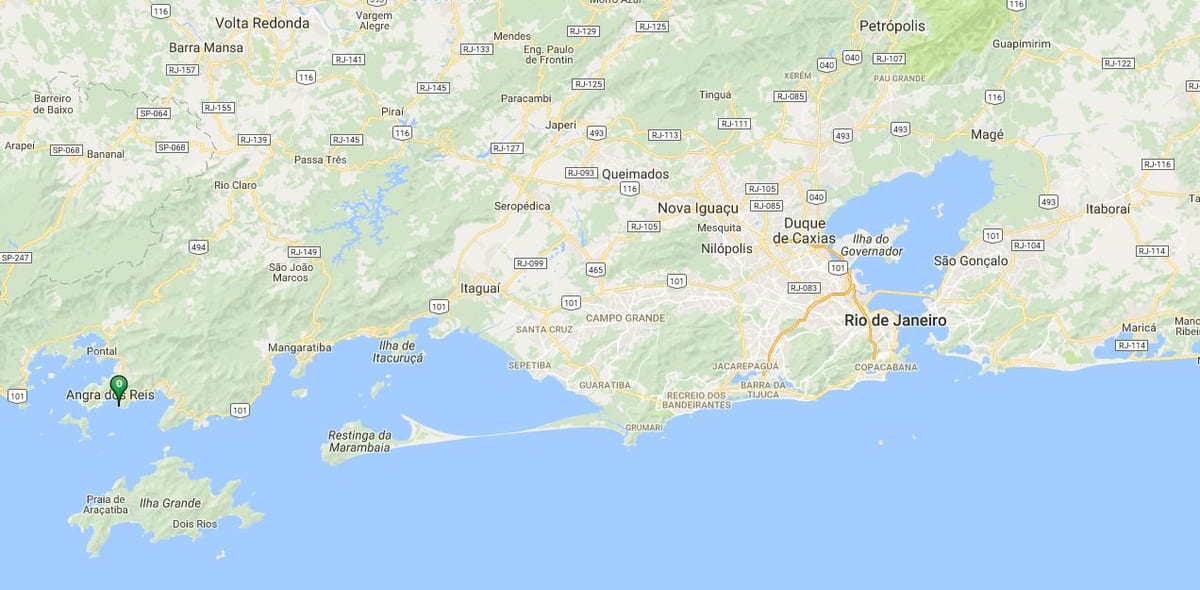 Mapa plaży Lasciato