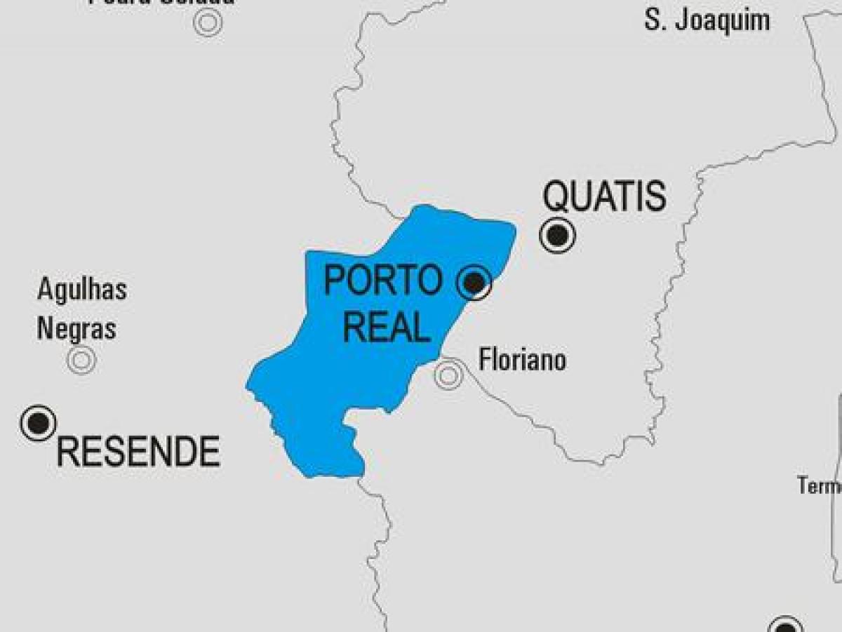 Mapa Porto Real gmina